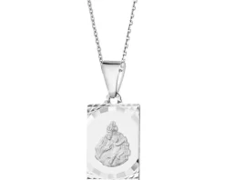 Zawieszka srebrna - medalik szkaplerz