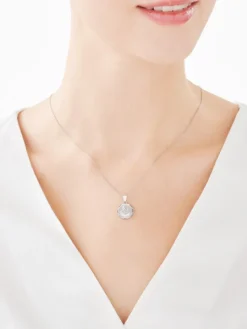 Zawieszka srebrna - medalik Matka Boska