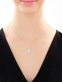 Zawieszka srebrna - medalik szkaplerz