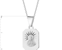 Zawieszka srebrna - medalik szkaplerz