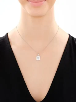 Zawieszka srebrna - medalik szkaplerz