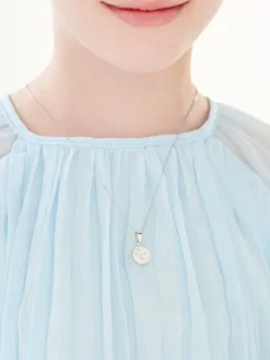 Zawieszka srebrna - medalik I Komunia Święta