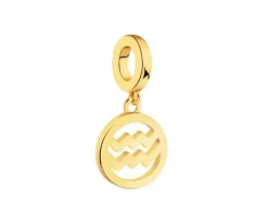 Zawieszka srebrna beads - Wodnik