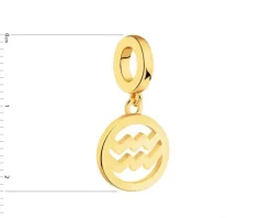 Zawieszka srebrna beads - Wodnik