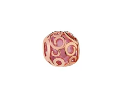 Zawieszka srebrna beads z cyrkonią