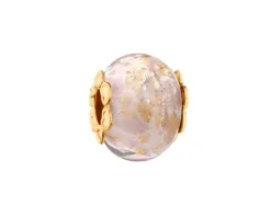 Zawieszka srebrna beads ze szkłem murano