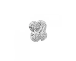 Zawieszka srebrna beads z cyrkoniami