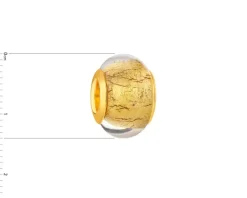 Zawieszka srebrna beads ze szkłem murano