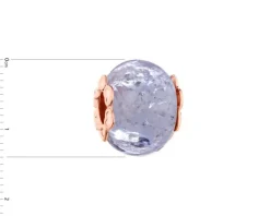 Zawieszka srebrna beads ze szkłem murano