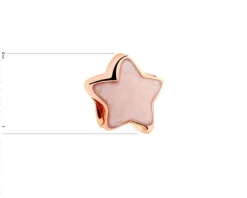 Zawieszka srebrna beads z emalią - gwiazda