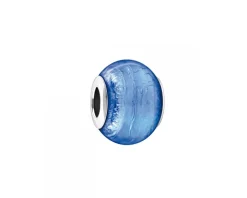 Zawieszka srebrna beads ze szkłem murano