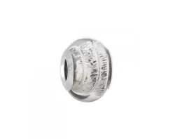 Zawieszka srebrna beads ze szkłem murano