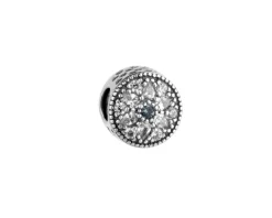 Zawieszka srebrna beads z cyrkoniami