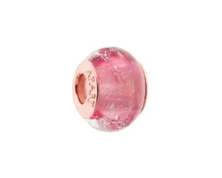 Zawieszka srebrna beads ze szkłem murano