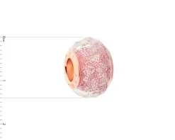 Zawieszka srebrna beads ze szkłem murano