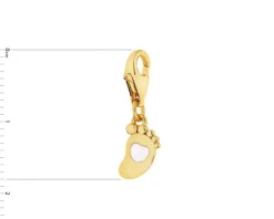 Zawieszka srebrna charms - stópka