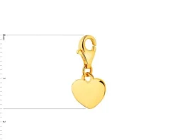 Zawieszka srebrna charms - serce