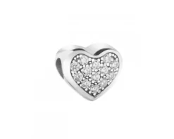 Zawieszka srebrna z beads