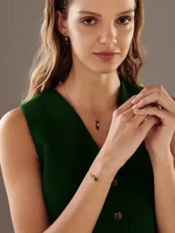 Zawieszka srebrna z cyrkoniami