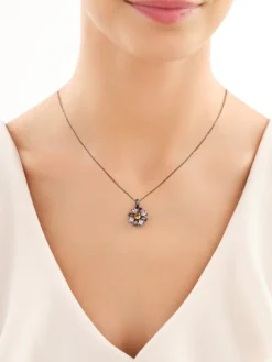 Zawieszka srebrna z cyrkoniami