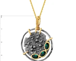 Zawieszka srebrna z cyrkoniami