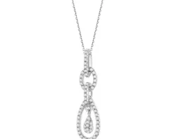 Zawieszka srebrna z cyrkoniami