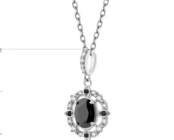 Zawieszka srebrna z cyrkoniami