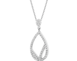 Zawieszka srebrna z cyrkoniami