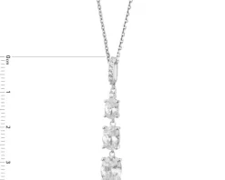 Zawieszka srebrna z cyrkoniami