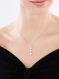 Zawieszka srebrna z cyrkoniami