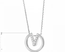 Zawieszka srebrna z cyrkoniami