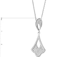 Zawieszka srebrna z cyrkoniami