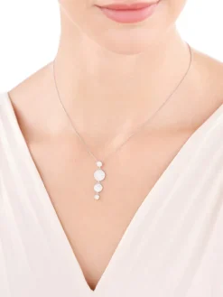 Zawieszka srebrna z cyrkoniami - koła