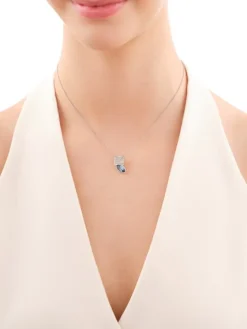 Zawieszka srebrna z cyrkoniami