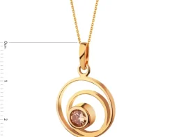 Zawieszka srebrna z cyrkoniami