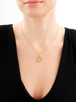 Zawieszka srebrna z cyrkoniami