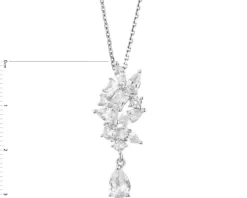 Zawieszka srebrna z cyrkoniami