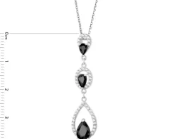 Zawieszka srebrna z cyrkoniami