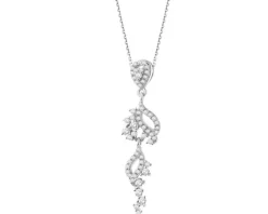 Zawieszka srebrna z cyrkoniami