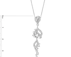 Zawieszka srebrna z cyrkoniami