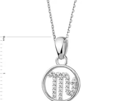 Zawieszka srebrna z cyrkoniami - Skorpion