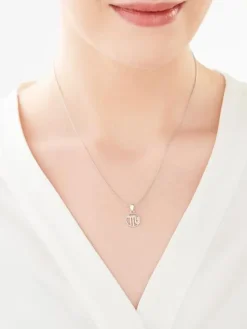 Zawieszka srebrna z cyrkoniami - Skorpion