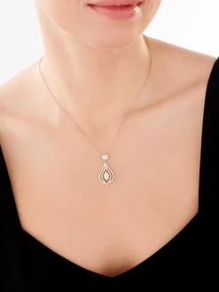 Zawieszka srebrna z cyrkoniami