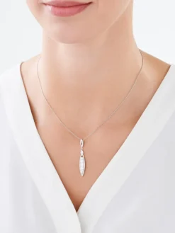 Zawieszka srebrna z cyrkoniami