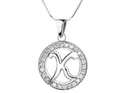 Zawieszka srebrna z cyrkoniami