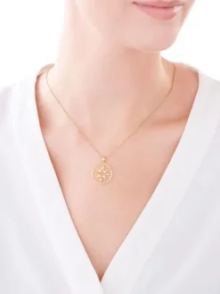 Zawieszka srebrna z cyrkoniami - gwiazda, koło