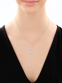 Zawieszka srebrna z cyrkoniami