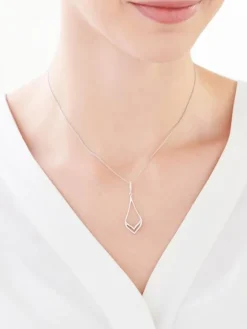 Zawieszka srebrna z cyrkoniami