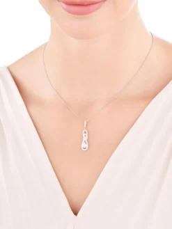 Zawieszka srebrna z cyrkoniami