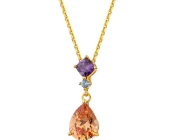 Zawieszka srebrna z cyrkoniami i spinelem